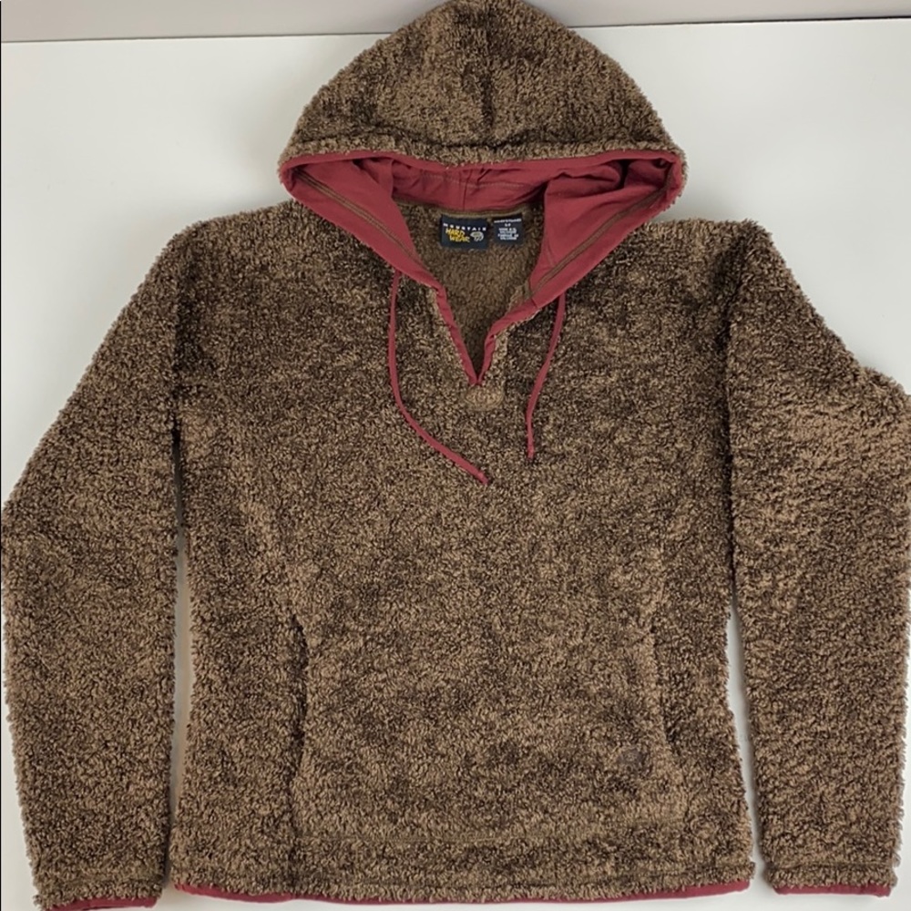 🤎Mountain hardware teddy bear fleece pullover Small
